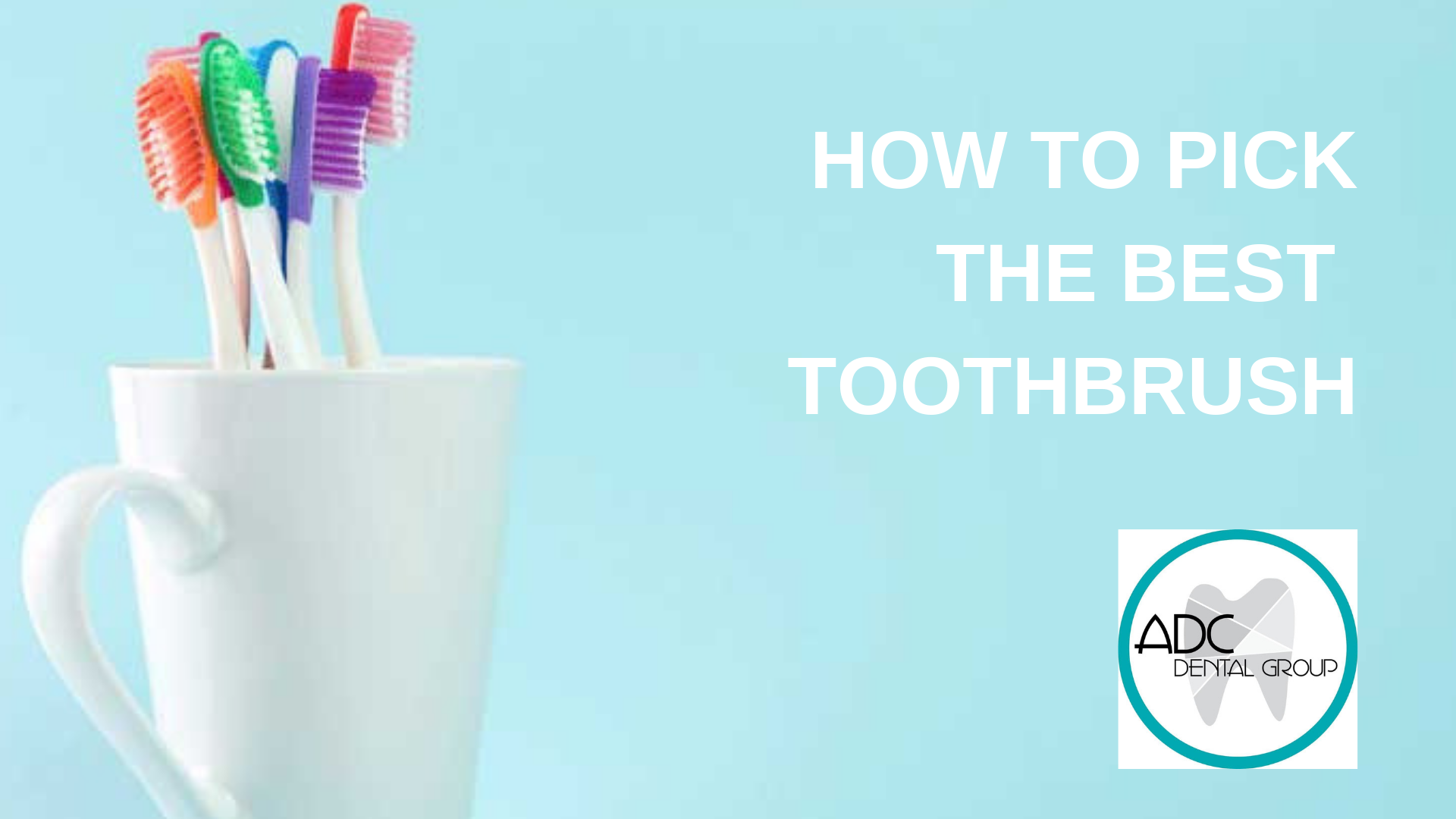 Toothbrushes in a white cup.