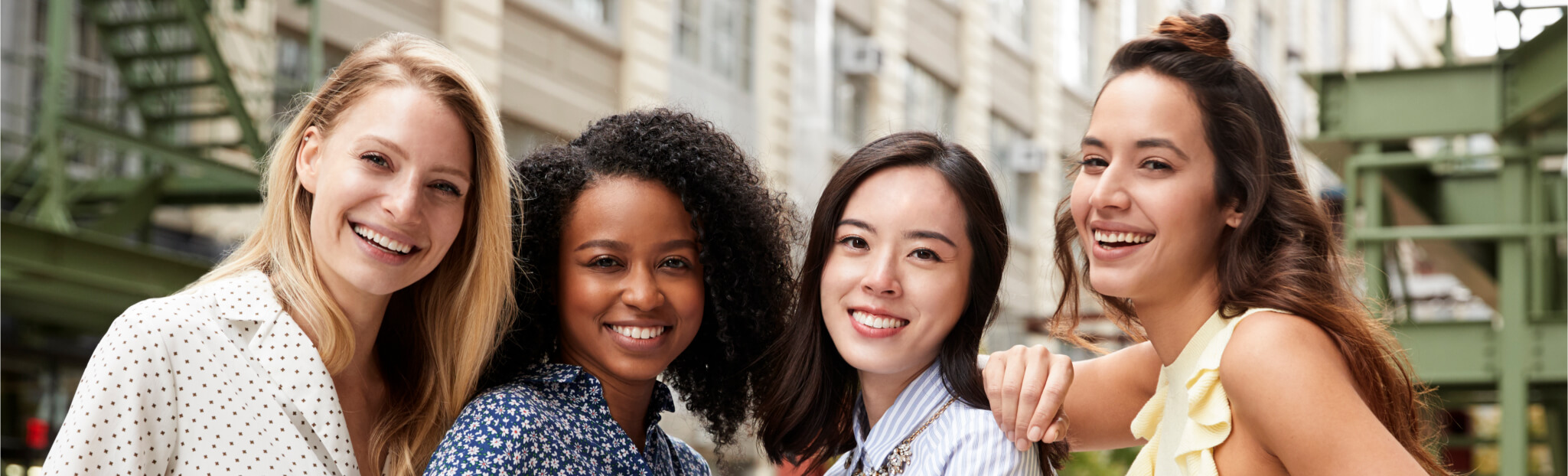 women with beautiful smiles